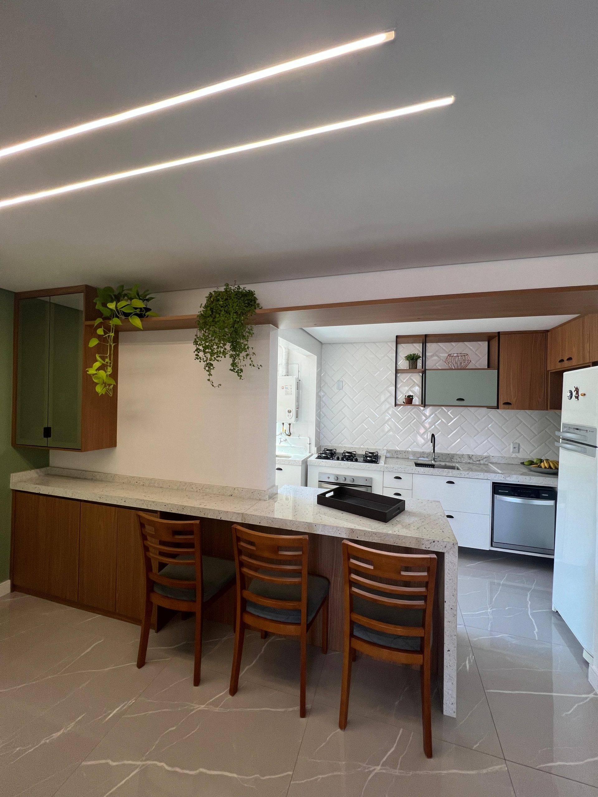 Balcão para refeições